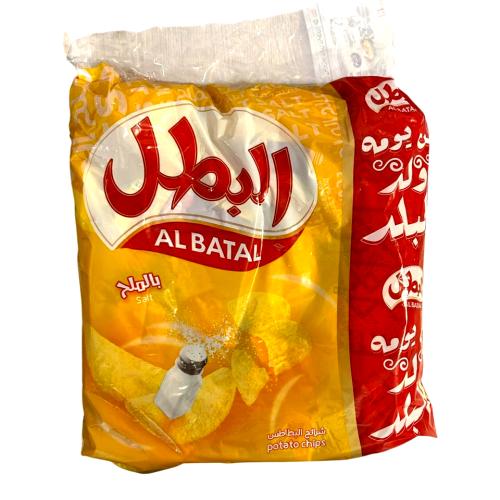 البطل بطاطس بنكهة الملح كيس 20*12 جرام