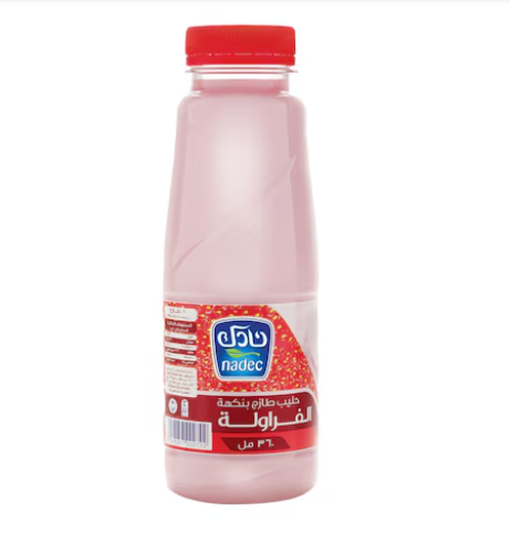 حليب نادك طازج فراولة 360م