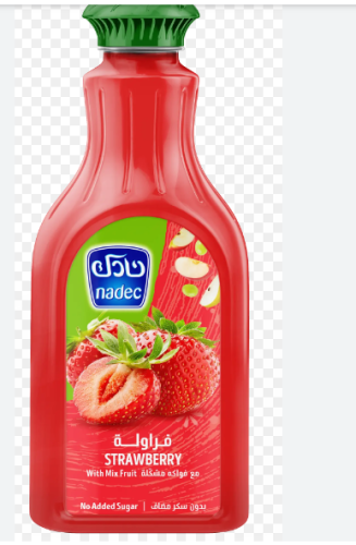 عصير فراولة بدون سكر نادك 1.3لتر
