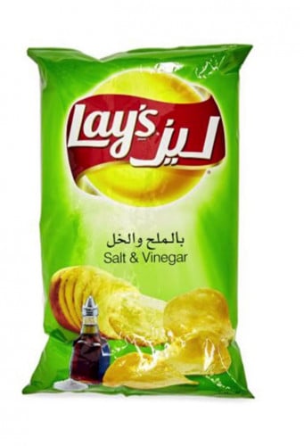 بطاطس ليز ملح وخل 165جرام