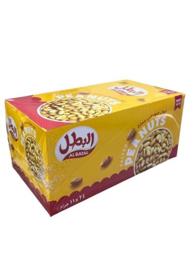 البطل فول سوداني مملح باكت 24*11جرام