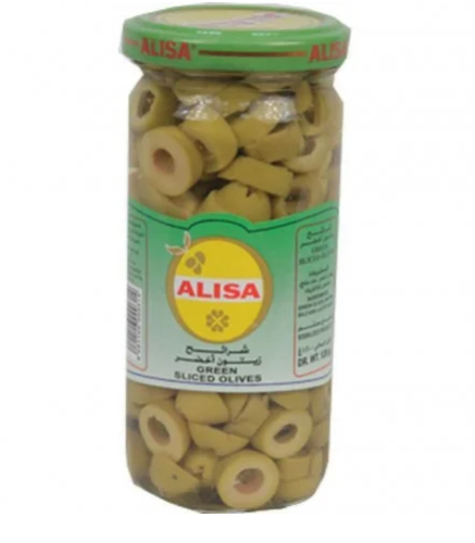 زيتون شرايح اليسا اخضر 120جرام