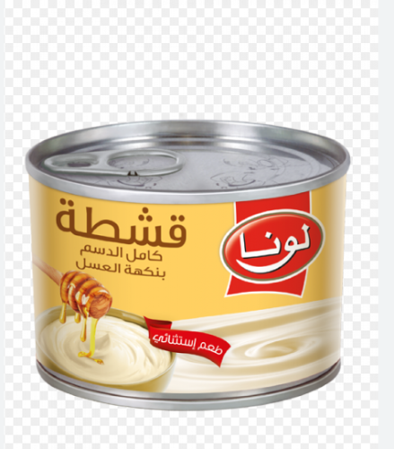 شبية القشطة لونا بنكهة العسل 155جرام