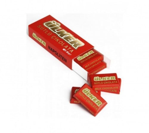 اولكر نابوليتين قطع شوكولاته بالحليب 30جم اولكر