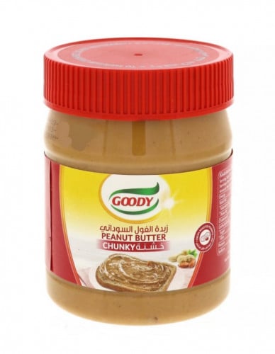 زبدة الفول السوداني خشنة قودي 340 جم