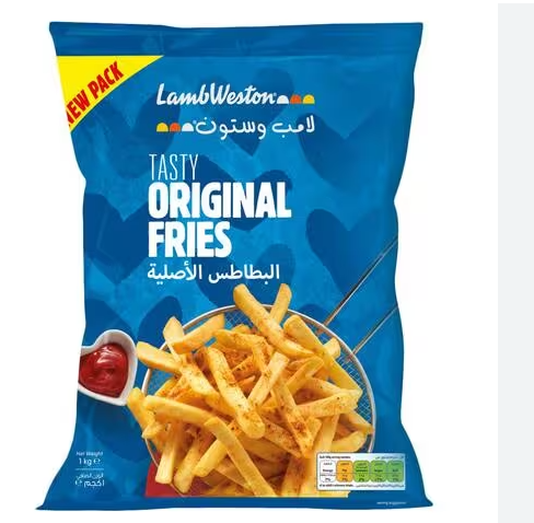 بطاطس مجمد لامب وستون 1 كيلو