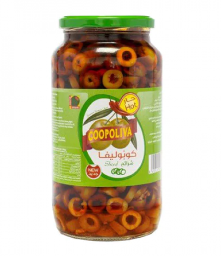 زيتون كوبوليفا شرايح حار 510جرام