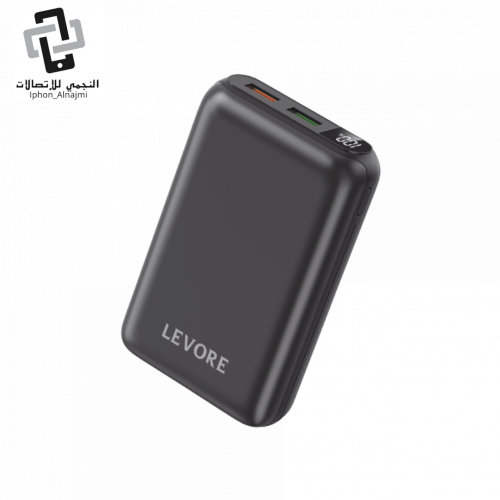 شاحن متنقل ليفوري تقنية PD بقوة 20 واط وسعة 20 الف...