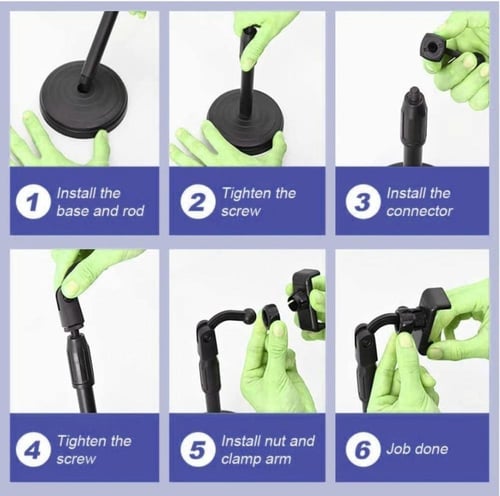 استاند مكتبي للجوال مع قاعدة