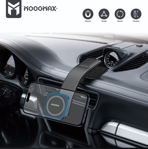 أستاند سياره موج ماكس مع شاحن لاسلكي بقوة 15 واط م...