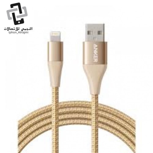 سلك شاحن أنكر ايفون بطول 90 سم قماش