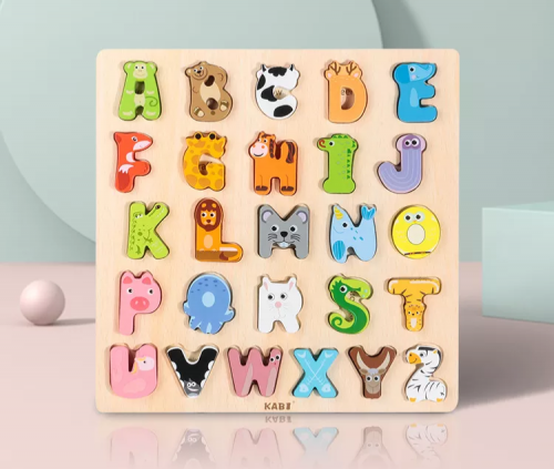 لعبة الحروف الخشبية