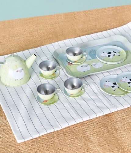 طقم شاي للأطفال - المزرعة