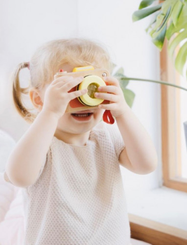 لعبة الكاميرا الخشبية