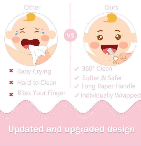 شاش تنظيف لسان الرضع