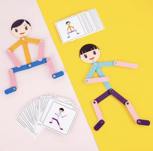 لعبة منتسوري مطابقة البطاقات