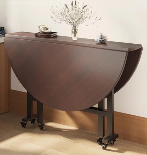 طاولة طعام قابلة للطي منزلية متعددة الوظائف