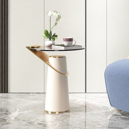 طاولة جانبية فاخرة بتصميم أوروبي