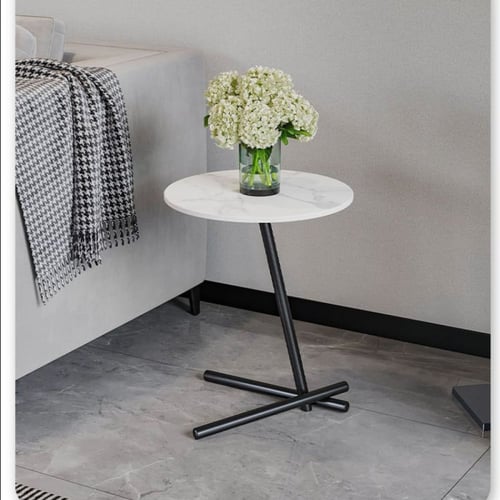 طاولة جانبية فاخرة من الرخام