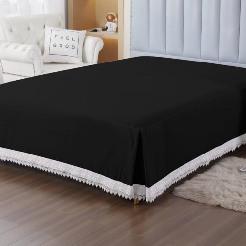 تنورة سرير دانتيل زخرفة