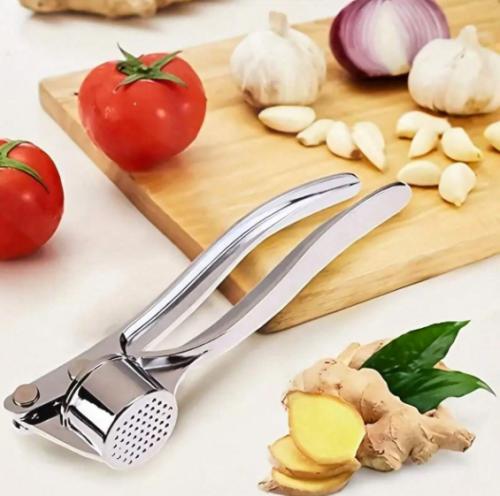 هراسة ثوم من الفولاذ المقاوم للصدا قطعة واحدة شكل...