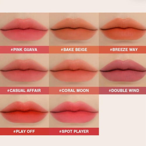 3CE - Blur Water Tint بلور ووتر تينت 10الوان