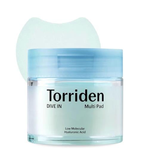 توريدن – دايف إن، تونر باد متعددة بحمض الهيالورونيك منخفض الجزيئات Torriden - DIVE IN Low Molecule Hyaluronic Acid Multi Pad