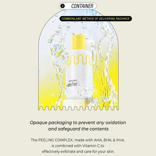 COMMONLABS - Vitamin C Brightening Peeling Toner ك...
