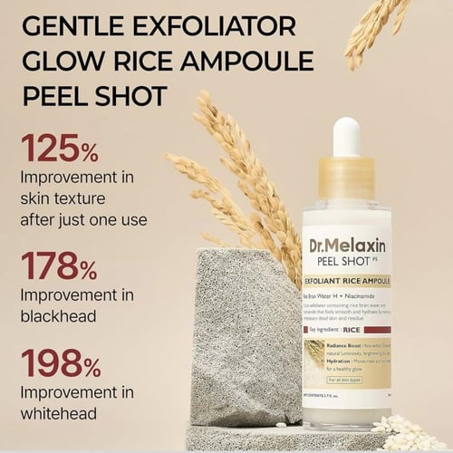 Dr.Melaxin - Peel Shot Exfoliant White Rice Ampoul...