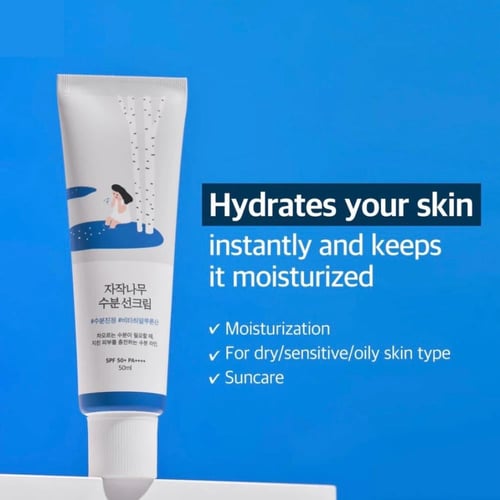 راوند لاب واقي الشمس المرطب بعصارة شجرة البتولا 50...