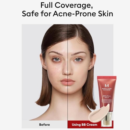 MISSHA - M بيرفكت كوفر بي بي كريم SPF42 PA+++ No.2...