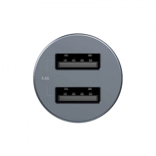 شاحن سيارة صغير 24 واط منفذين USB