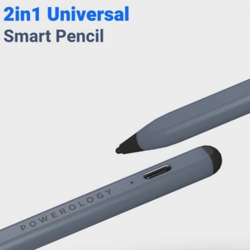 باورلوجي قلم ذكي للايباد 2 في 1 يدعم وضع راحة اليد...