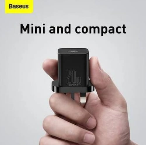 شاحن بيسوس جداري 20w منفذ GaN5