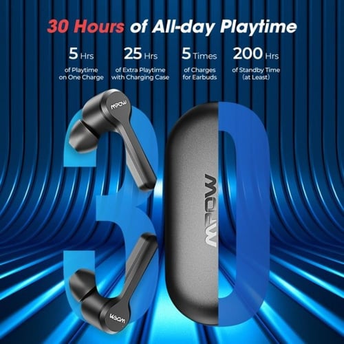 سماعة بلوتوث امباو تحكم باللمس M9 - أسود