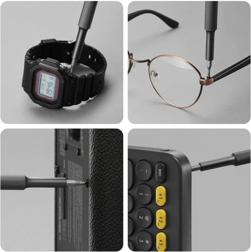 هوتو مجموعة براغي يدويه - رمادي غامق