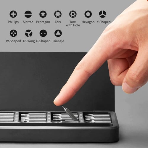 هوتو مجموعة براغي يدويه - رمادي غامق