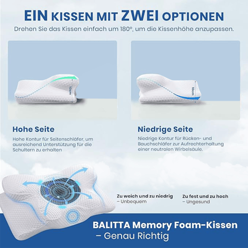 وسادة نوم طبية بتصميم هندسي مبتكر