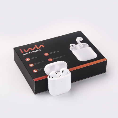 سماعة ايربودز 2 من iwin - أبيض