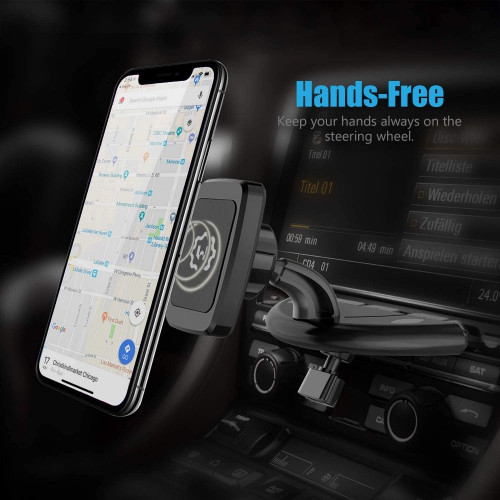 قاعدة ويكس جير لتثبيت الجوال على فتحة السي دي - أس...