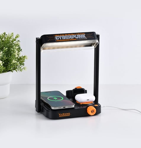 قاعدة شحن لاسلكي باضاءة سايبري B30