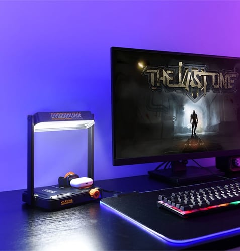 قاعدة شحن لاسلكي باضاءة سايبري B30