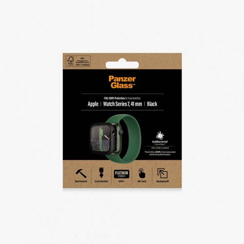 بانزر جلاس كفر وحامي شاشة لساعة ابل الاصدار السابع...