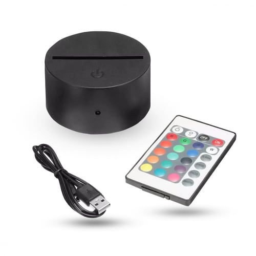 مصباح طاولة ديكور متعدد الألوان