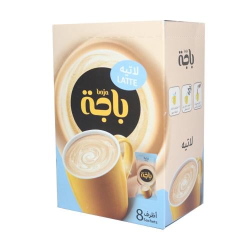 قهوة باجة لاتيه اظرف 8*23 جرام