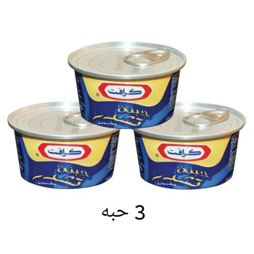 جبنة كرافت تشدر 100جرام * 3 حبة