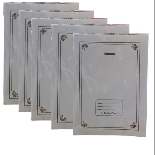 دفتر انجليزي -40 ورقة 5 حبة