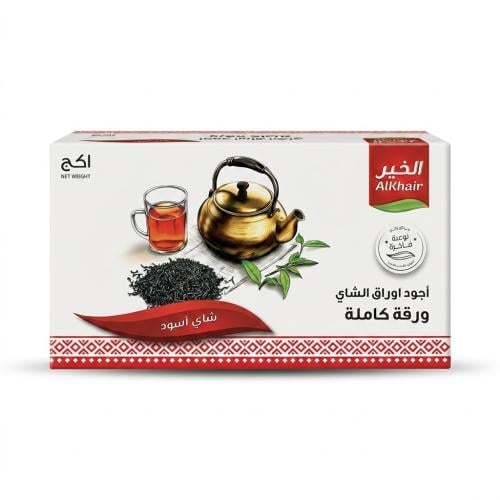شاي اسود ورقة كاملة الخير 1 كجم