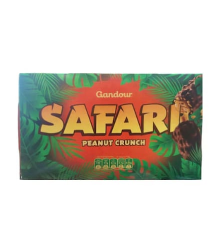 Gandour Safari Waffer Chocolate with Caramel and P...