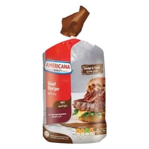 برجر بقري امريكانا بنكهه الشواء 1 كجم